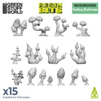 Green Stuff World - 3D printed set - Fantasy Mushrooms
