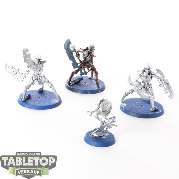 Necrons - 3 Skorpekh Destroyers mit  Plasmazyte - teilweise bemalt