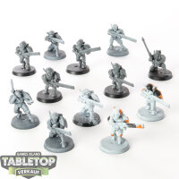 Tau Empire - 12 x Fire Warriors klassisch - teilweise bemalt