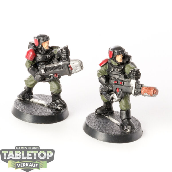 Astra Militarum - 2 x Cadian with Special Weapons klassisch - bemalt