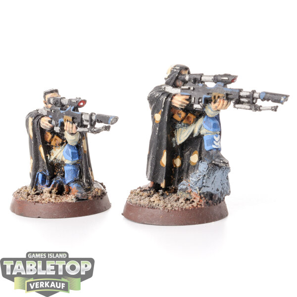 Astra Militarum - 2 x Cadian Snipers klassisch - bemalt