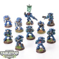 Ultramarines - 10 x Tactical Squad klassisch - bemalt