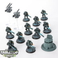 Tau Empire - 10 Fire Warriors & 3 Drohnen - teilweise...