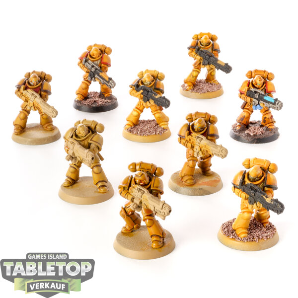 Imperial Fists - 9 - Primaris Hellblasters - bemalt