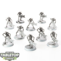 Necrons - 10 x Necron Warriors - grundiert