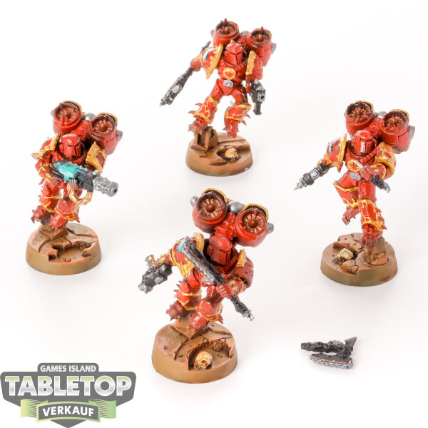 Chaos Space Marines - 4 x Raptors - bemalt