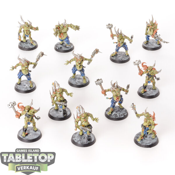 Death Guard - 15 x Poxwalkers - bemalt