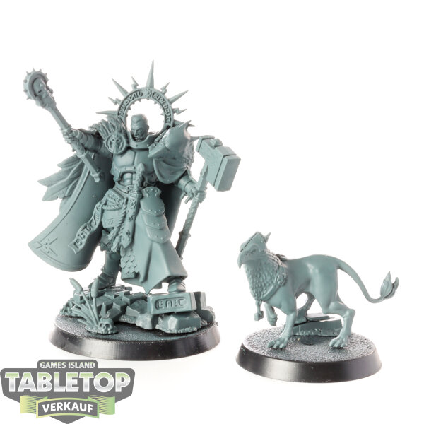 Stormcast Eternals - Lord-Imperatant with Gryph-hound - grundiert