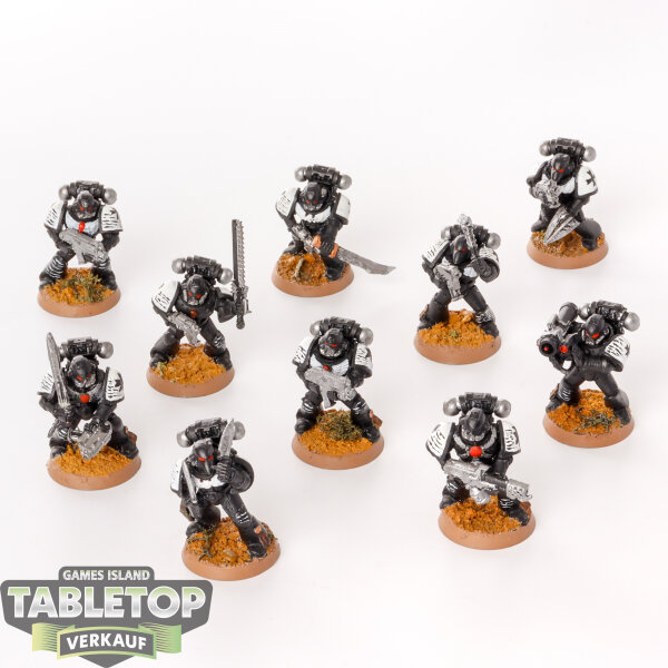 Black Templars - 10 x Tactical Squad klassisch - bemalt