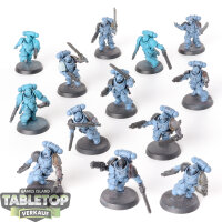 Space Marines - 13 Assault Intercessors - teilweise bemalt