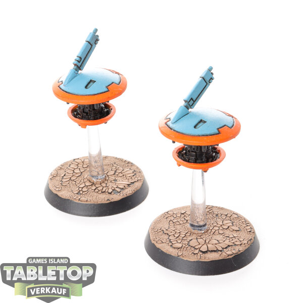 Tau Empire - 2 - Tactical Drones - bemalt