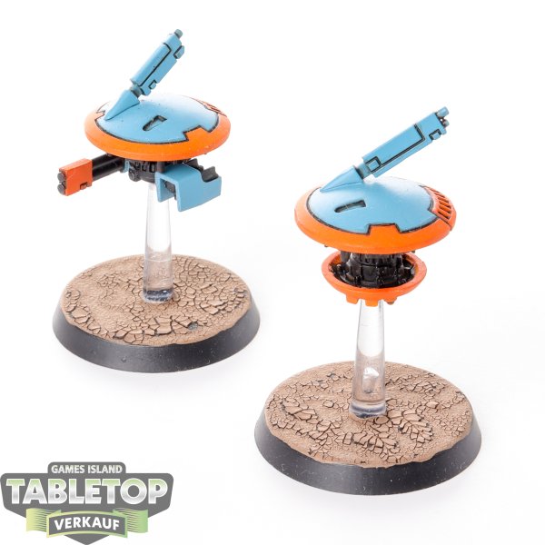 Tau Empire - 2 - Tactical Drones - bemalt