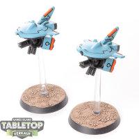 Tau Empire - 2 - Tactical Drones - bemalt