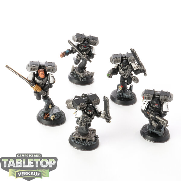 Black Templars - 5 x Assault Squad klassisch - bemalt