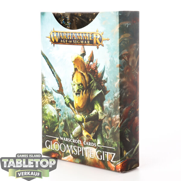 Gloomspite Gitz - Warscroll Karten 2te Edition  - deutsch