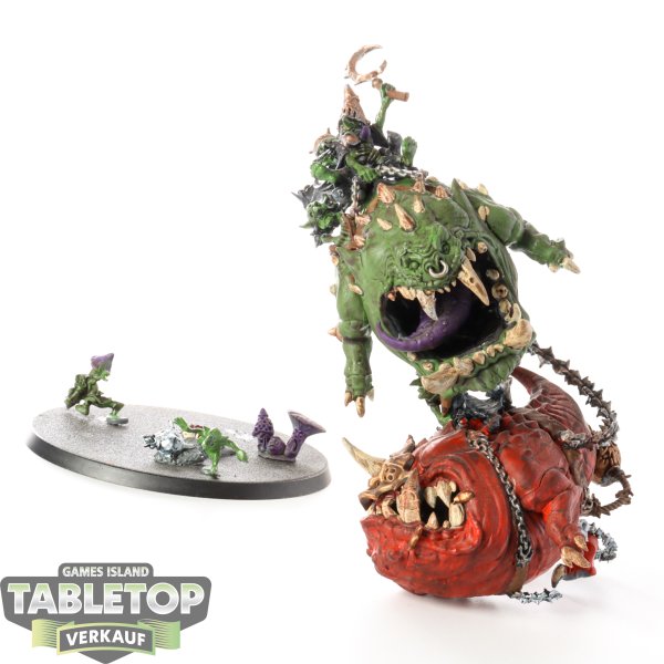 Gloomspite Gitz - Loonboss on Mangler Squigs - bemalt