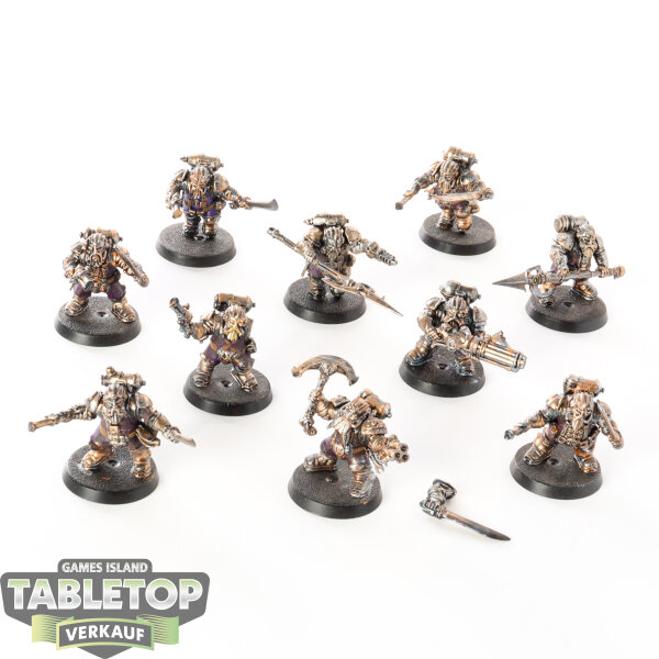 Kharadron Overlords - 10 - Arkanaut Company - bemalt