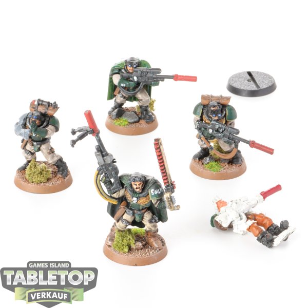 Space Marines - Scouts with Sniper Rifles klassisch - teilweise bemalt