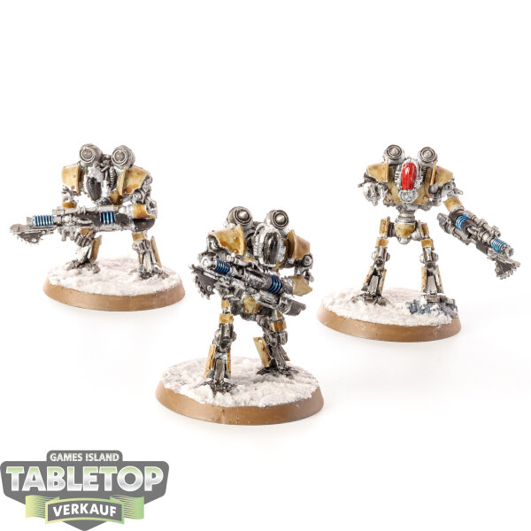 Horus Heresy - 3 Mechanicum Thallax Cohort - bemalt