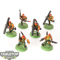 Astra Militarum - 3 x Catachan Heavy Weapon Squad - bemalt