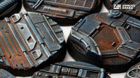 GamersGrass - Spaceship Corridor Bases - Round 40mm (x5)