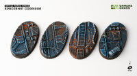 GamersGrass - Spaceship Corridor Bases - Oval 60mm (x4)