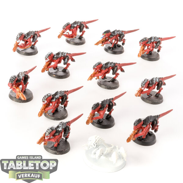 Tyraniden -  12 x Termagant Brood & 1 Ripper Swarm klassisch - teilweise bemalt