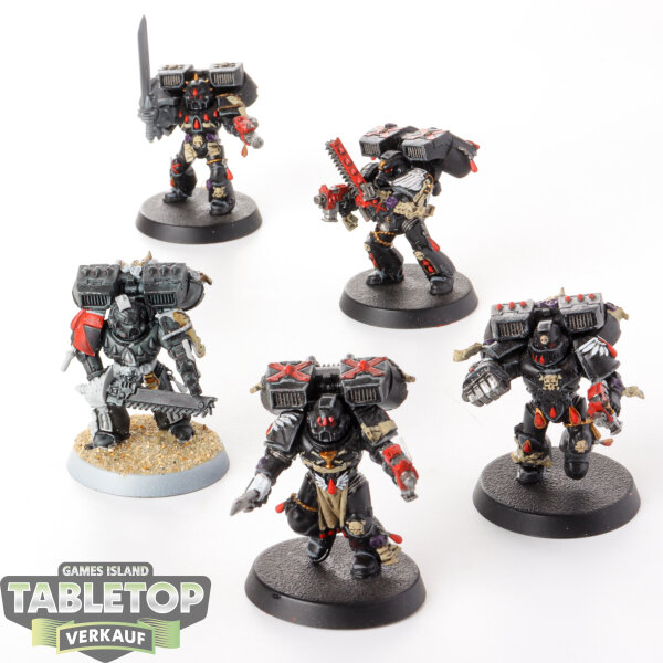 Blood Angels - 5 - Assault Marines - bemalt