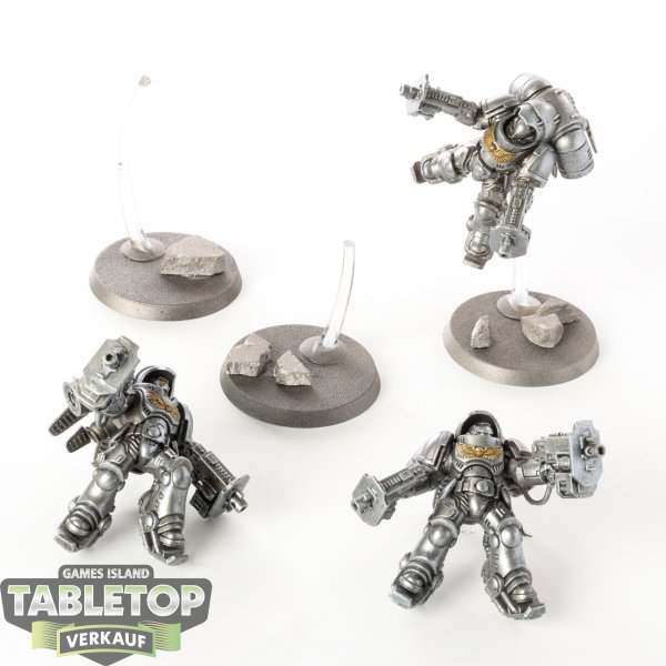 Space Marines - 3 x Primaris Inceptors - teilweise bemalt