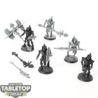 Necrons - 5 x Triarch Praetorians - teilweise bemalt