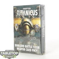 Adeptus Titanicus - Warlord Battle Titan Weapon Card Pack...