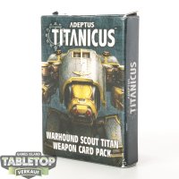 Adeptus Titanicus - Warhound Scout Titan Weapon Card -...