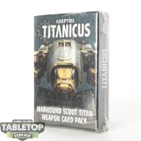 Adeptus Titanicus - Warhound Scout Titan Weapon Card Pack...