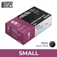 Green Stuff World - Black Nitrile Gloves - Small