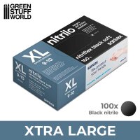 Green Stuff World - Black Nitrile Gloves - Extra Large