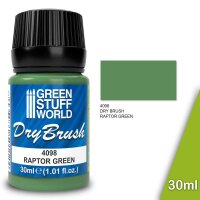 Green Stuff World - Dry Brush - RAPTOR GREEN 30 ml