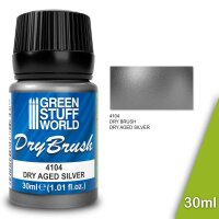Green Stuff World - Metallic Dry Brush - DRY AGED SILVER...