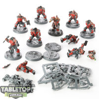 Necromunda - 10 x Goliath Gang - teilweise bemalt