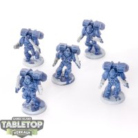 Space Marines - 5 x Assault Squad - teilweise bemalt