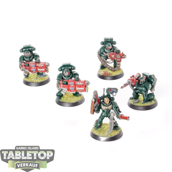 Dark Angels - 5 x Devastator Squad klassisch - bemalt