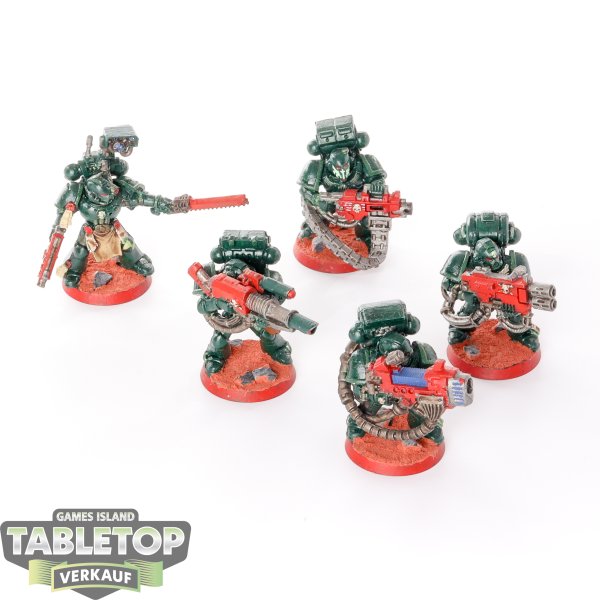 Dark Angels - 5 x Devastator Squad klassisch - bemalt