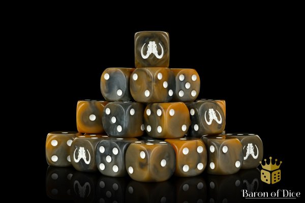 Baron of Dice - Wildlings 16mm Round Corner Dice (25)