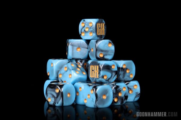 Baron of Dice - Goonhammer 16mm Round Corner Dice (25)