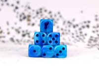Baron of Dice - Giant, Blue Frost 16mm Round Corner Dice...