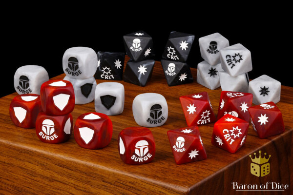 Baron of Dice - Matte Finish, Bounty Hunter Dice Set (25)