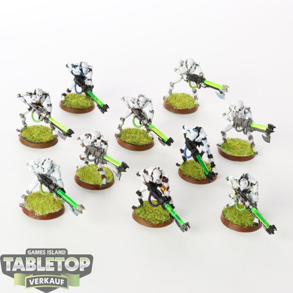 Necrons - 10 x Necron Warriors klassisch - bemalt