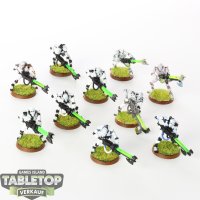 Necrons - 10 x Necron Warriors klassisch - bemalt