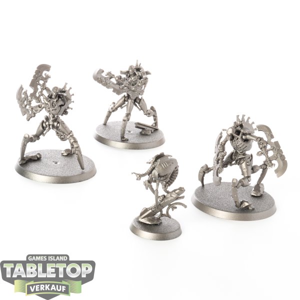 Necrons - 3 x Skorpekh Destroyers & Plasmacyte - teilweise bemalt