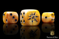 Baron of Dice - Lightning Hammer, Golden Hues 16mm Round...