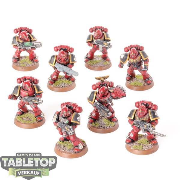 Space Marines - 8 Tactical Marines klassisch - bemalt